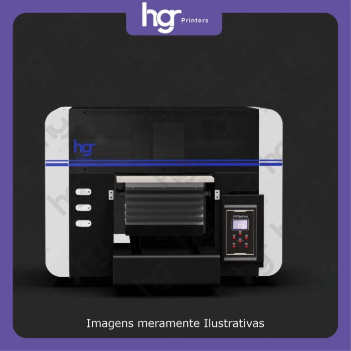 Impressora UV LED HGR A3 1 Cabeça TX800 Branco e Cores - Imagem 3
