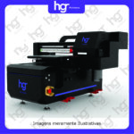Impressora UV LED HGR4050 2 Cabeças XP600 Branco + CMYK + Verniz