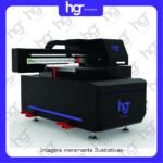 Impressora UV LED HGR4050 2 Cabeças XP600 Branco + CMYK + Verniz - Imagem 3