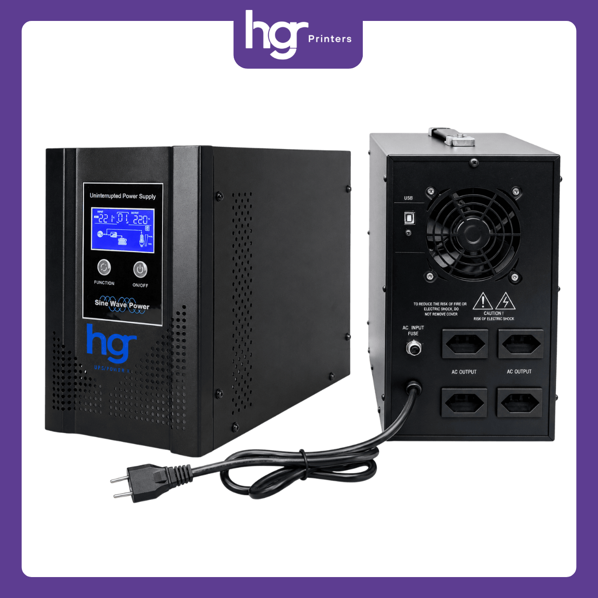 NOBREAK HGR 3KVA - Dupla Conversão On Line 220/220v - Imagem 1